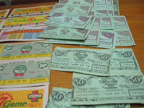lottery tickets, vintage for sale .
